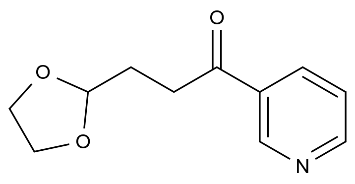 2-[3-Oxo-3-(3-pyridyl)propyl]-1,3-dioxolane_109065-57-8