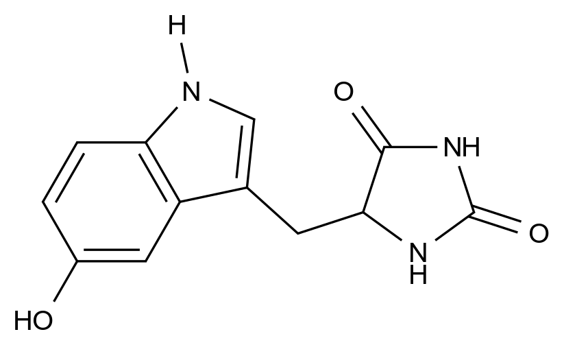 (5S)-5-[(5-hydroxy-1H-indol-3-yl)methyl]imidazolidine-2,4-dione_109063-48-1