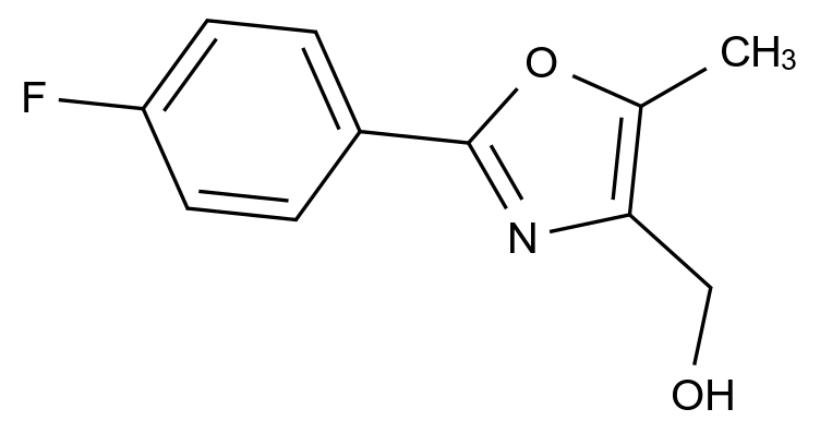 [2-(4-fluorophenyl)-5-methyl-1,3-oxazol-4-yl]methanol_109544-18-5